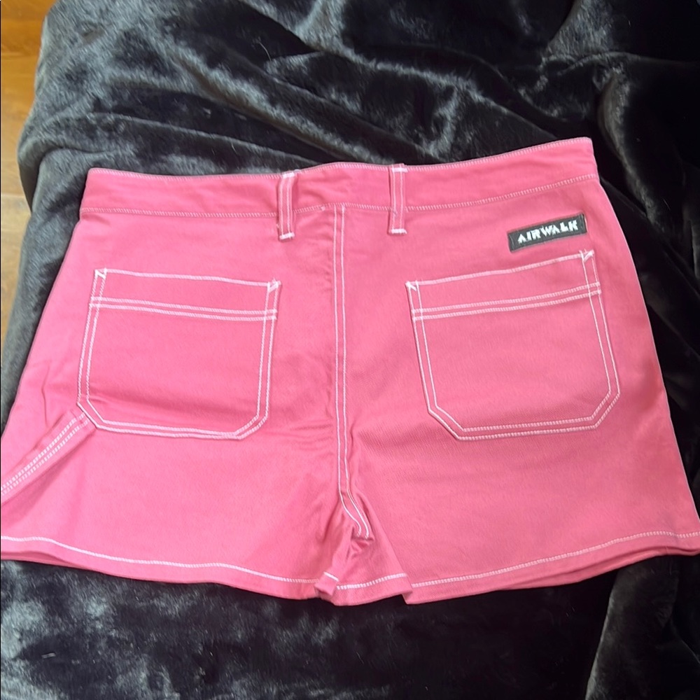 Airwalk Pink High Waist Shorts